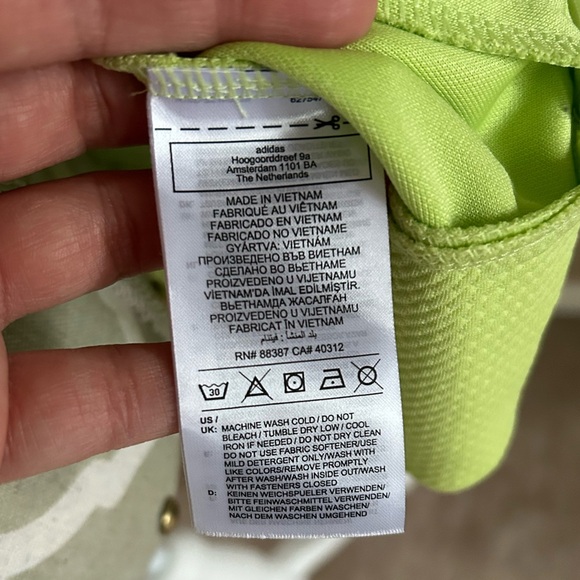 Adidas Textured Full-zip Golf Jacket - Picture 7 of 8